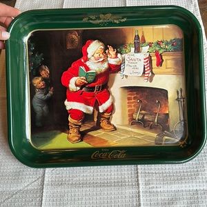 Coca-Cola Christmas tray
